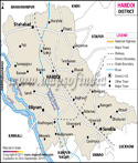 Hardoi District Map