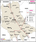 Hardoi Railway Map