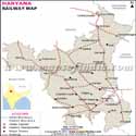 Haryana Railway Map