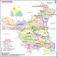 Haryana Map