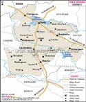 Hazaribagh District Map