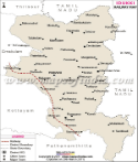 Idukki Railway Map