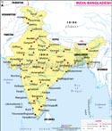 India Bangladesh Map