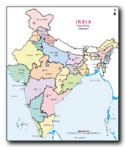  India Map in Marathi