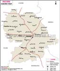 Indore Railway Map
