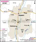 Jahanabad District Map