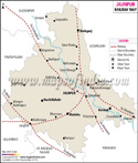 Jaunpur Railway Map