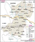 Jhabua District Map