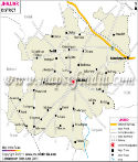 Jhajjar District Map