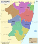 Kancheepuram Tehsil Map
