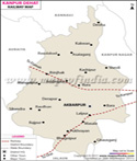 Kanpur Dehat Railway Map