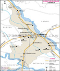 Kanpur Nagar District Map