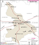 Kanpur Nagar Railway Map