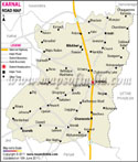 Karnal Road Map