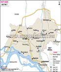 Katihar District Map