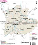 Khandwa District Map