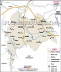 Khunti District Map