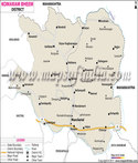 Komaram District Map