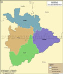 Koppal Tehsil Map