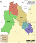 Krishnagiri Tehsil Map