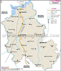 Lalitpur District Map