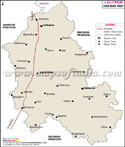 Lalitpur Railway Map