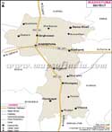 Madhepura District Map