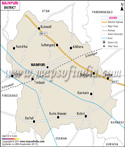 Mainpuri District Map