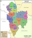 Maldah Tehsil Map