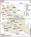 Mandla District Map