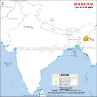 Manipur Location map