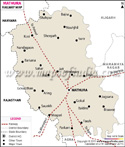 Mathura Railway Map