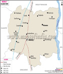 Meerut Railway Map