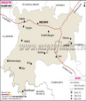 Mirzapur Railway Map
