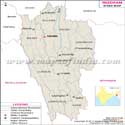 River Map of Mizoram