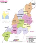 Nagaland District Map