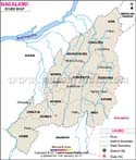 Nagaland River Map