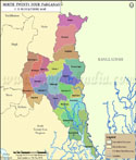 North 24 Parganas Tehsil Map