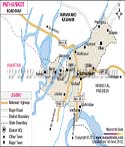 Pathankot Road Map
