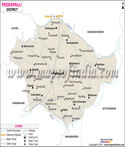 Peddapalli District Map