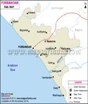 Porbander Railway Map