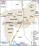 Purnia District Map