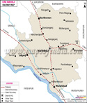 Rae Bareli Railway Map