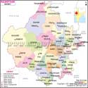 Rajasthan District Map
