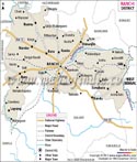 Ranchi District Map