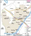 Rohtas District Map