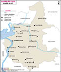 Sambalpur River Map