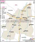 Supaul District Map