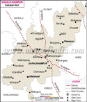 Shahjahanpur Railway Map
