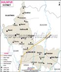 Shajapur District Map
